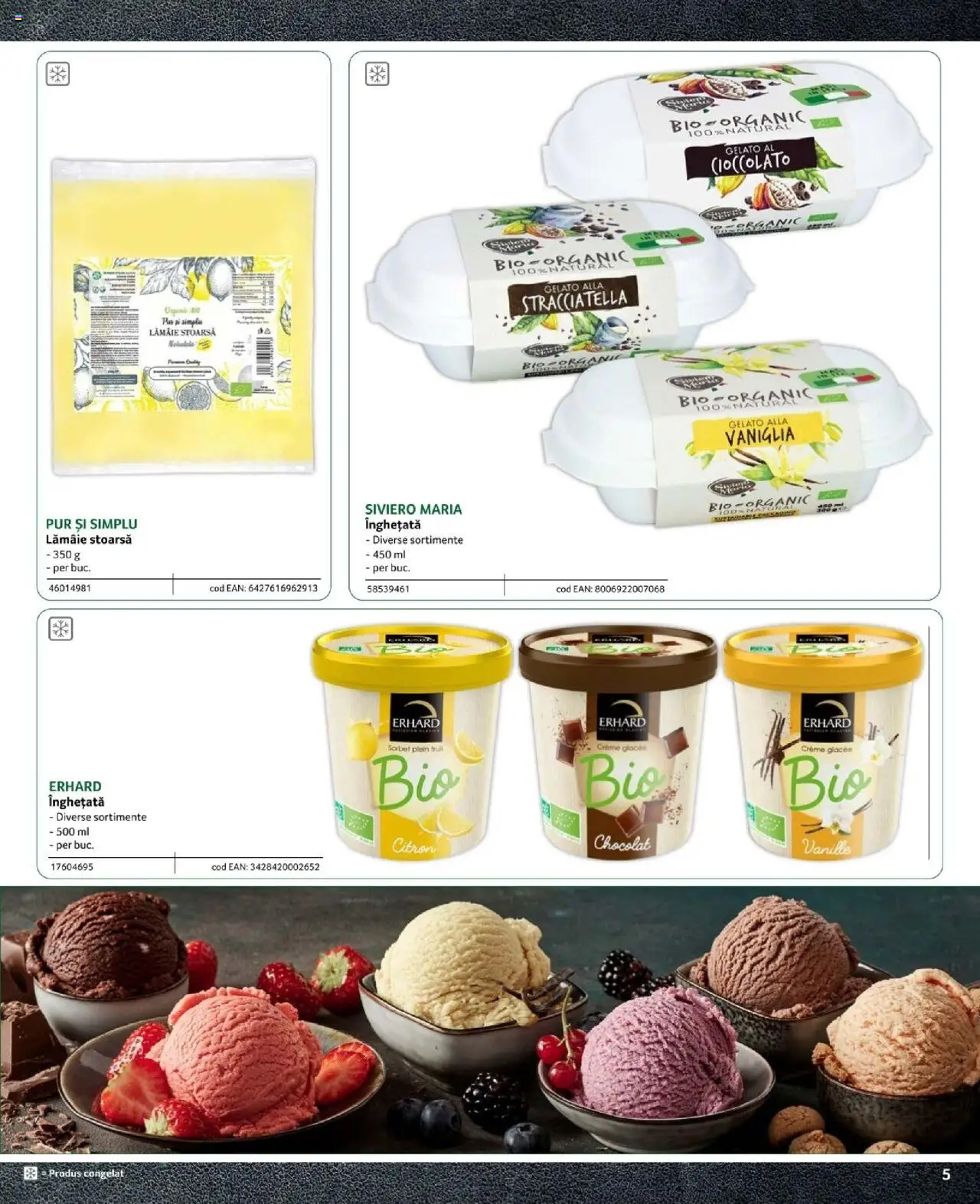 Noul catalog Selgros – valabil de la 09.02.2024 | Pagină: 5 | Produse: Înghețată, Lămâie