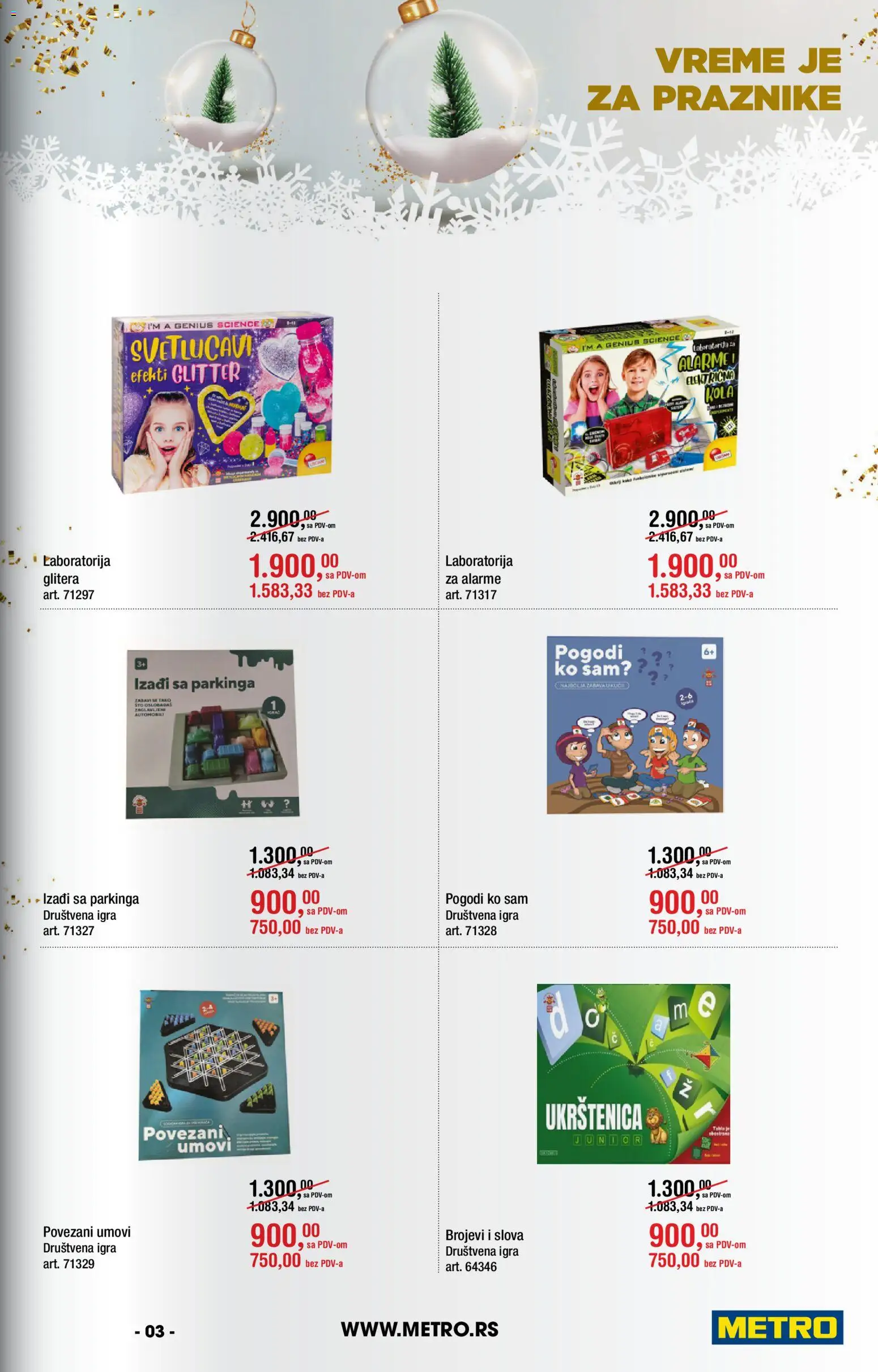 Metro katalog - važi od 14.12.2025 | Strana: 3 | Proizvode: Sto