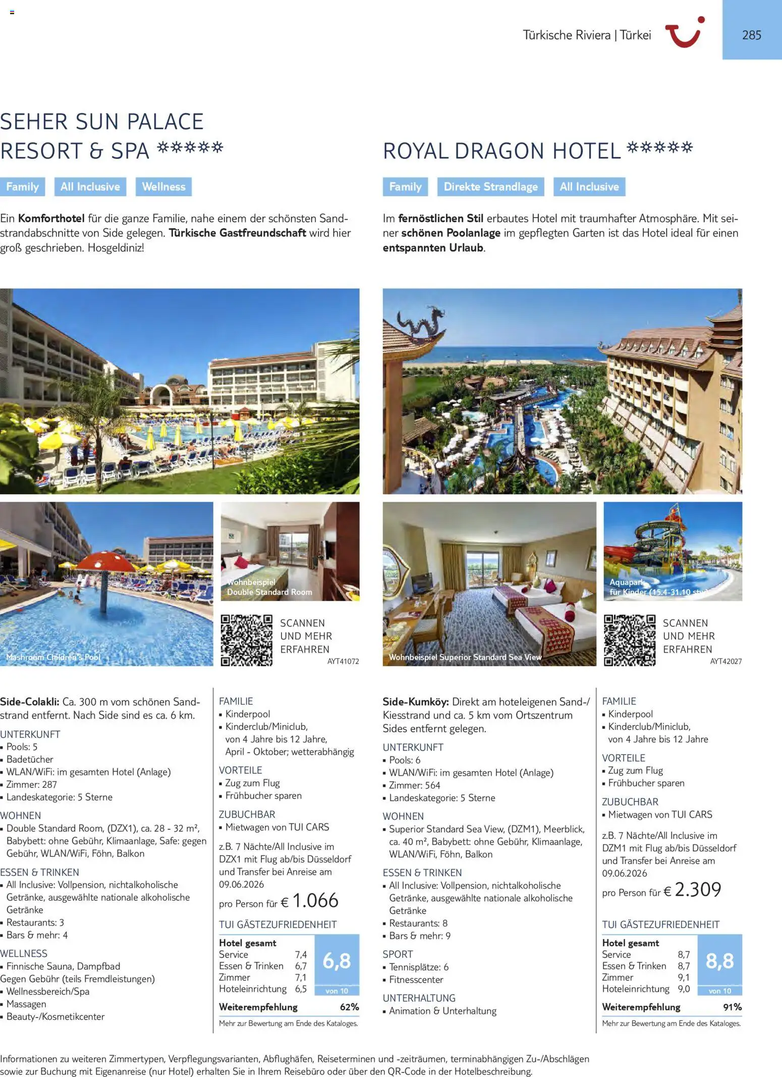 TUI Prospekt Südeuropa & Nordafrika 2026/27 – gültig ab 03.03.2026 | Seite: 285 | Produkte: Babybett