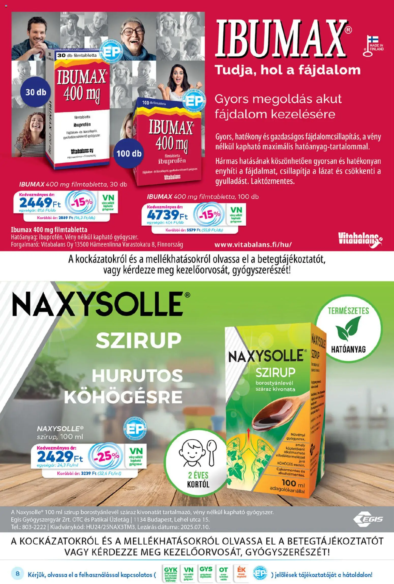 Gyöngy Patikák akciós ujság - amely érvényes a következő dátumtól: 01.01.2026 | Oldal: 8