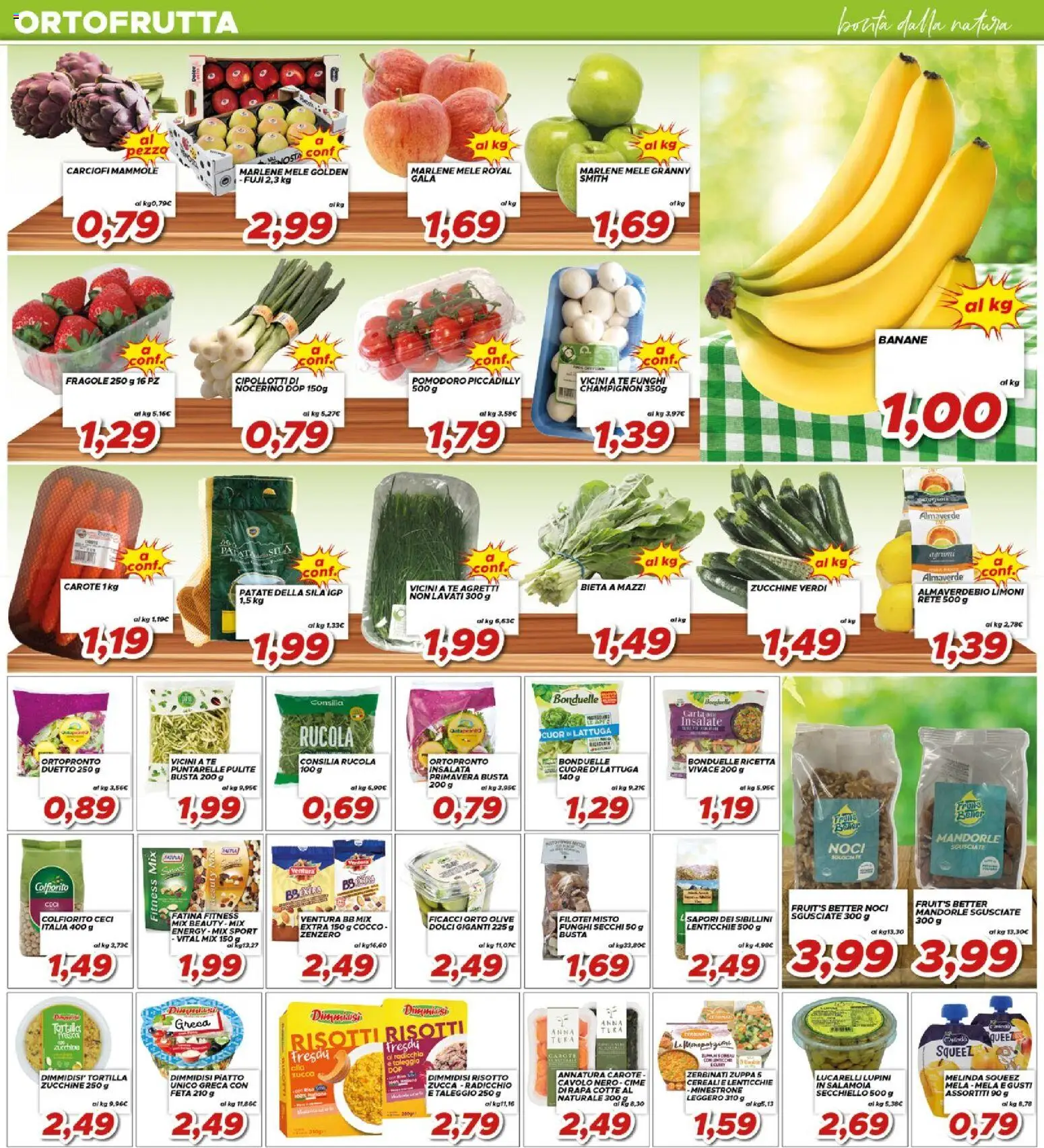 Volantino Ma Supermercati del 06.03.2026 | Pagina: 4 | Prodotti: Cereali, Carote, Cavolo, Feta