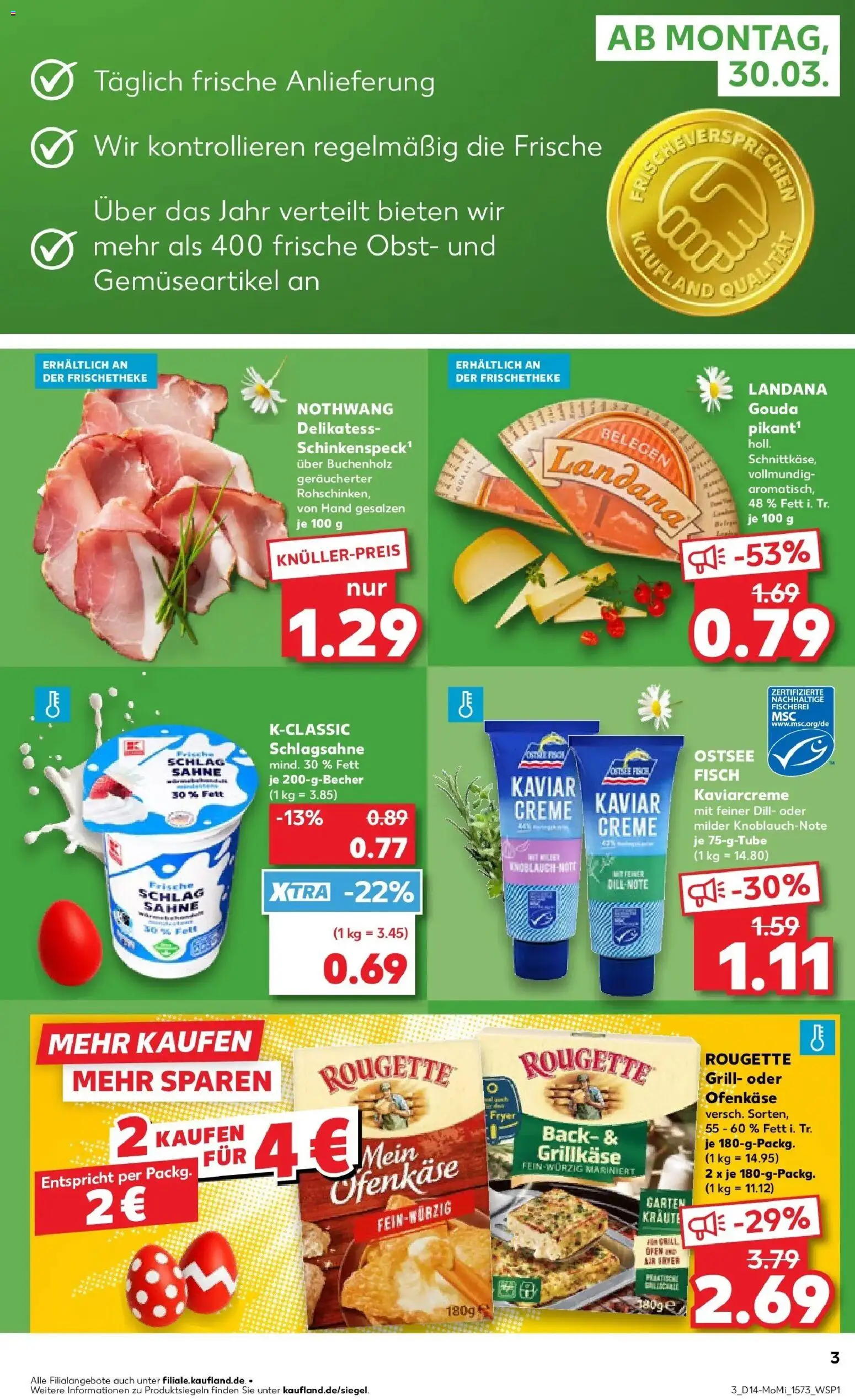 Kaufland Prospekt Arnstadt	 – gültig ab 30.03.2026 | Seite: 3 | Produkte: Grill, Fisch, Obst, Dill