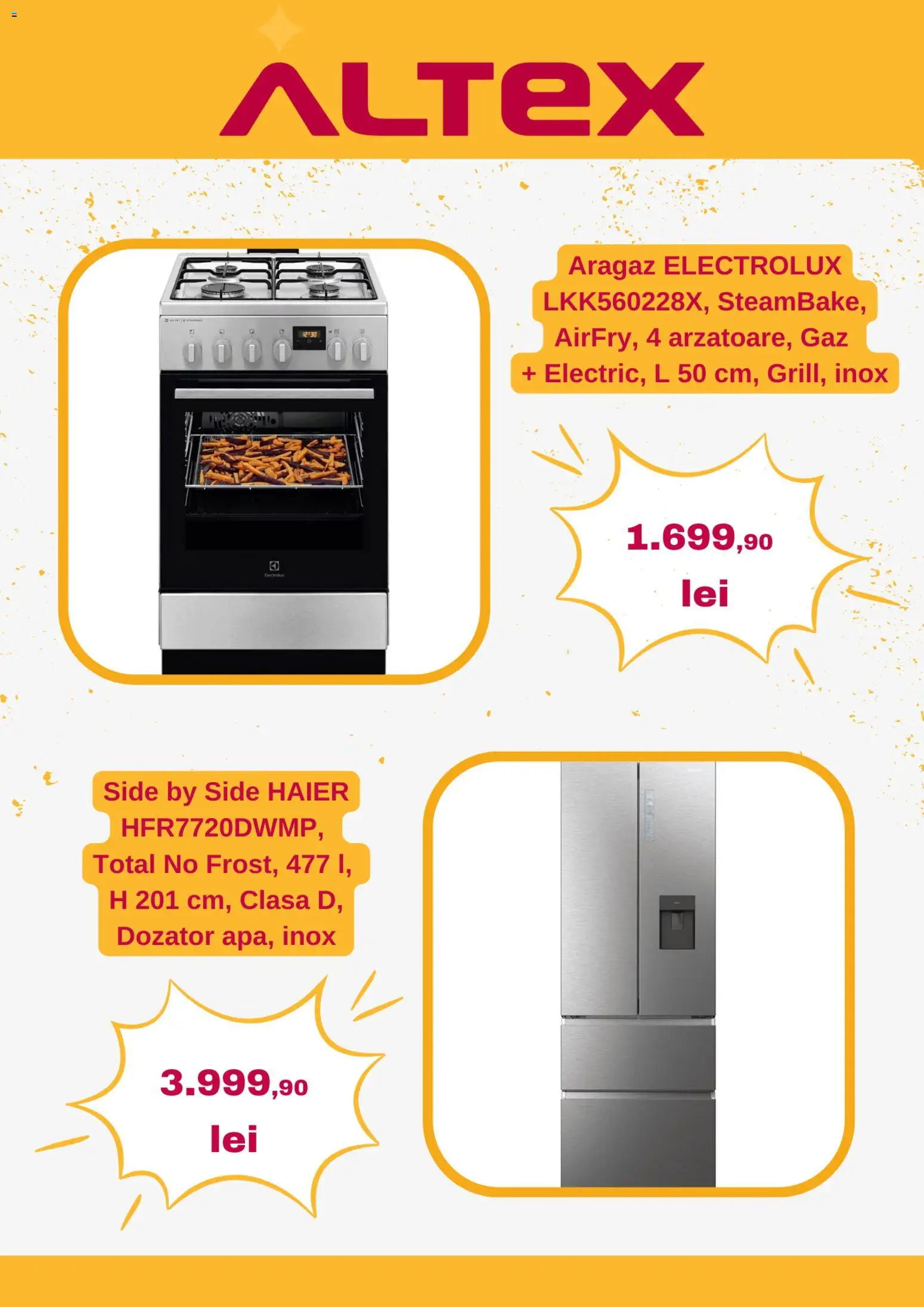 Noul catalog Altex – valabil de la 08.01.2026 | Pagină: 6 | Produse: Aragaz