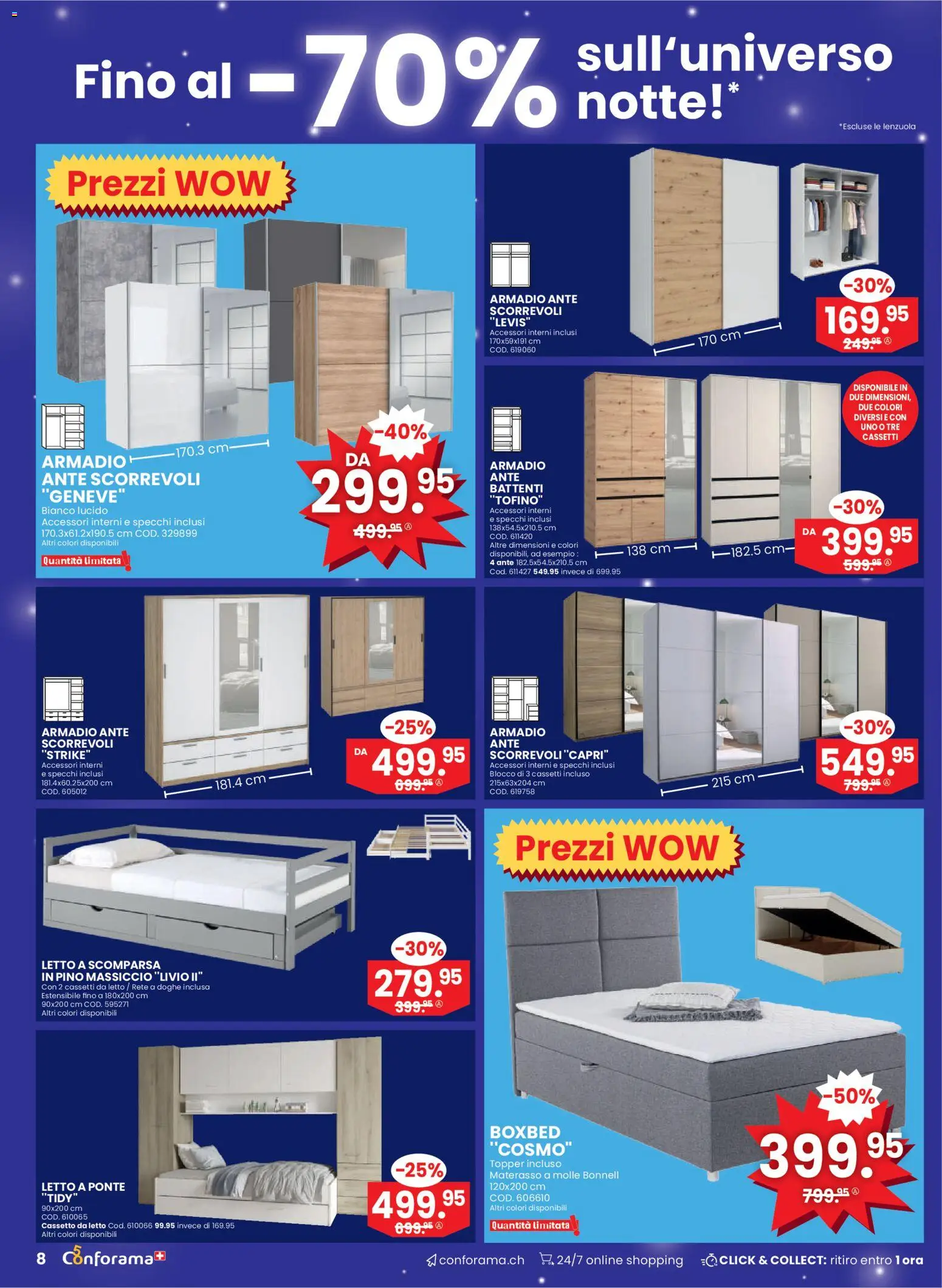 Conforama aktionen IT – gültig ab 11.03.2026 | Seite: 8 | Produkte: Topper