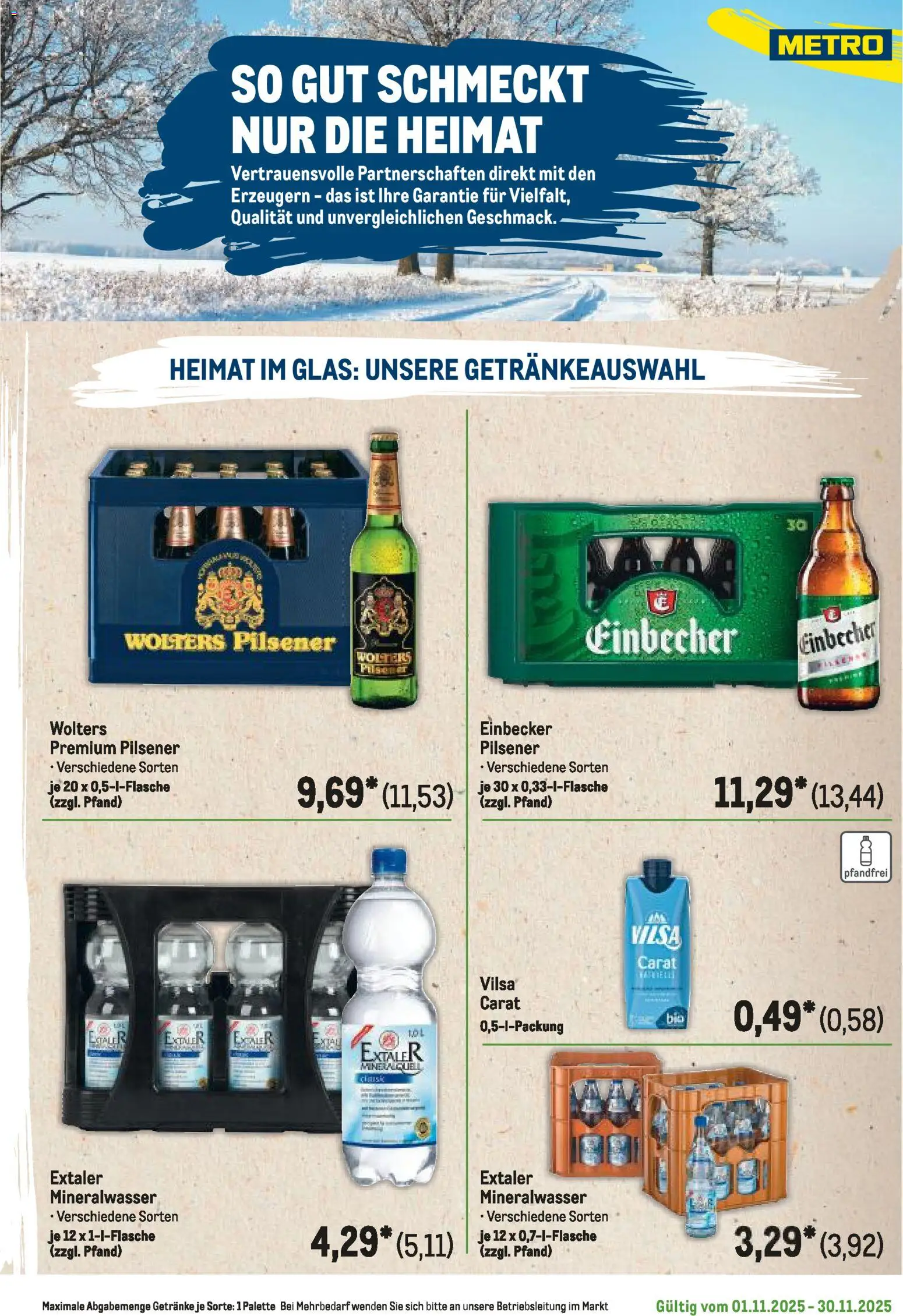Metro Regionaler Flyer – gültig ab 01.11.2025 | Seite: 41 | Produkte: Mineralwasser