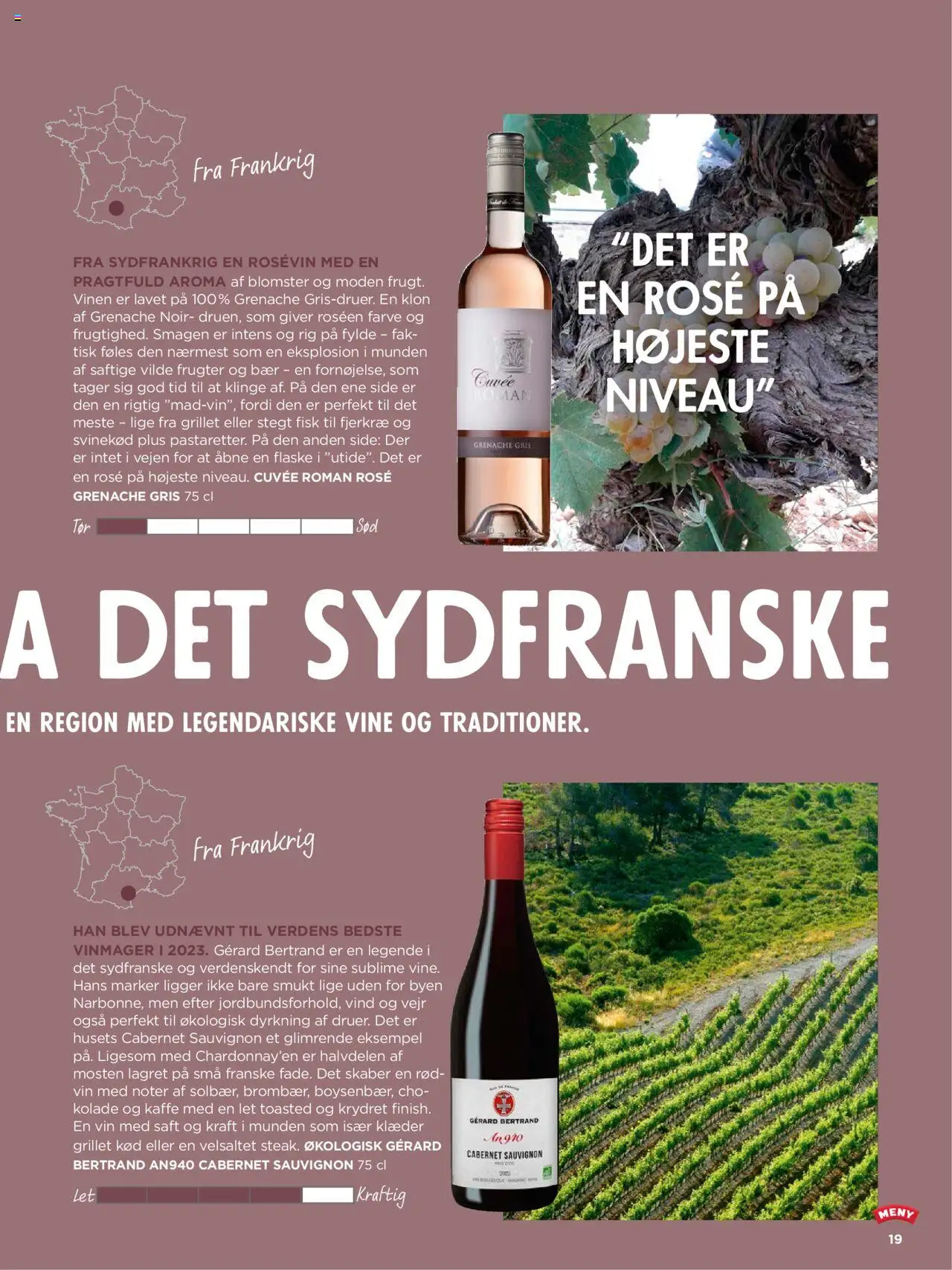 Meny Tilbudsavis gyldig fra 01.08.2025 | Side: 19 | Produkter: Kaffe, Vin, Svinekød, Søm