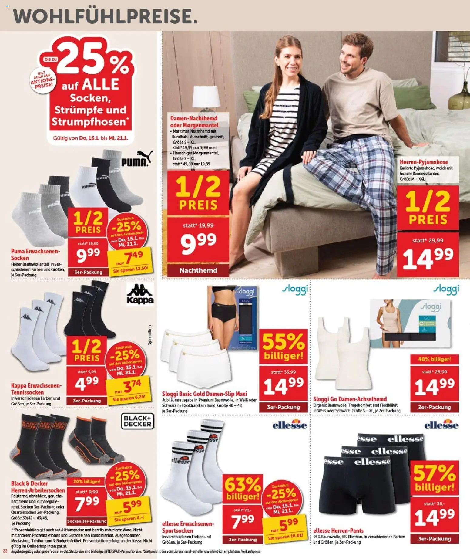 Interspar Flugblatt - Burgenland Nord gültig ab 15.01.2026 | Seite: 23 | Produkte: Socken