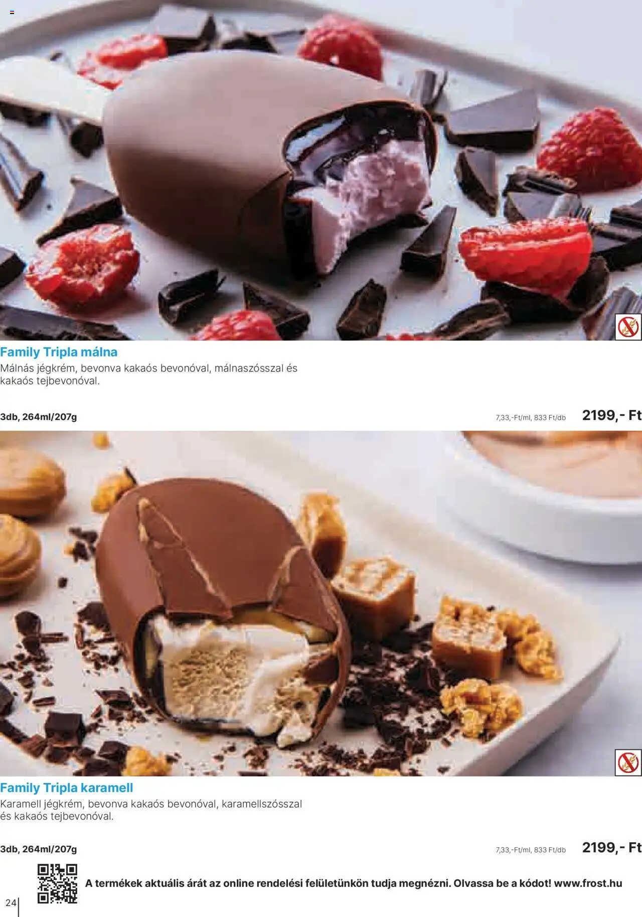 Family Frost akciós ujság - amely érvényes a következő dátumtól: 01.10.2025 | Oldal: 24 | Termékek: Málna
