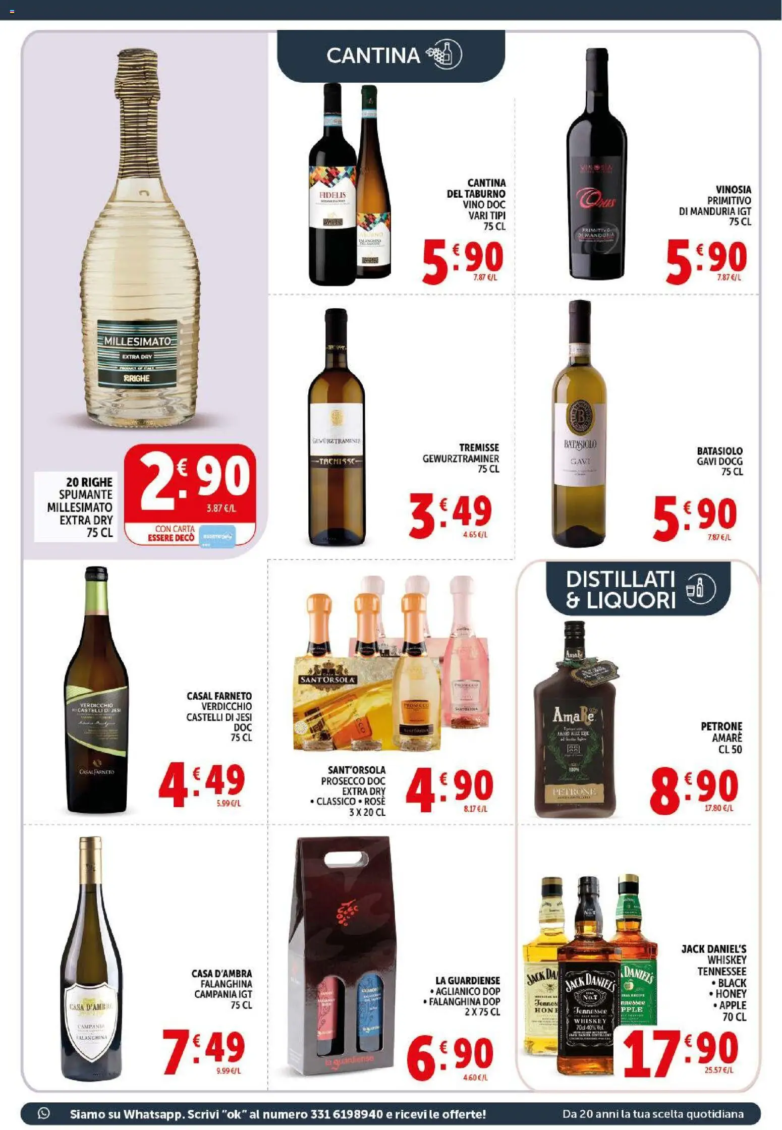 Volantino Decò del 17.03.2026 | Pagina: 19 | Prodotti: Prosecco, Vino, Spumante