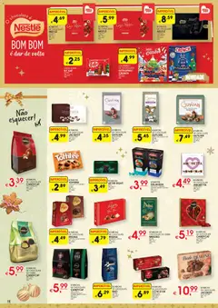 Pré-visualização Meu Super folheto válido de 20.11.2025 | Página: 4 | Produtos: Chocolates, Caixa, Nestlé, Frutos do mar