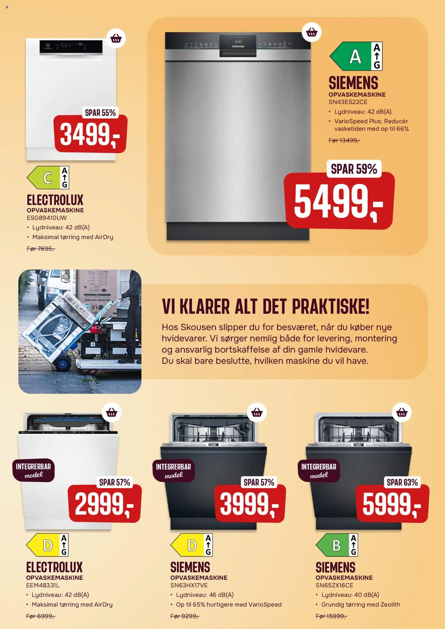 Skousen tilbudsavis – gyldig fra 16.03.2026 | Side: 5 | Produkter: Opvaskemaskine