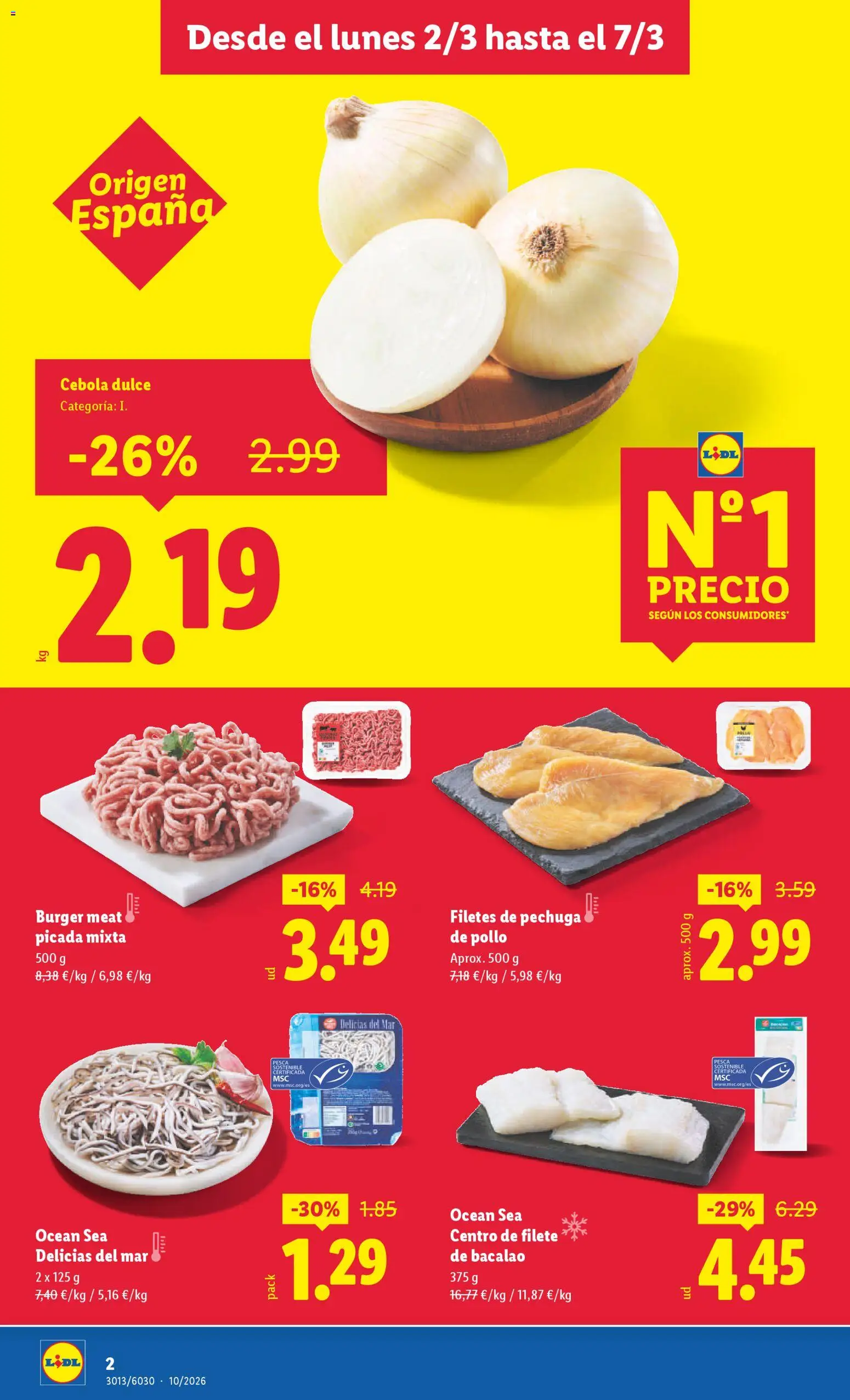 Lidl - Torrevieja Villa Amalia │ válido desde el 02.03.2026 | Página: 2 | Productos: Δισκέτα, Filete