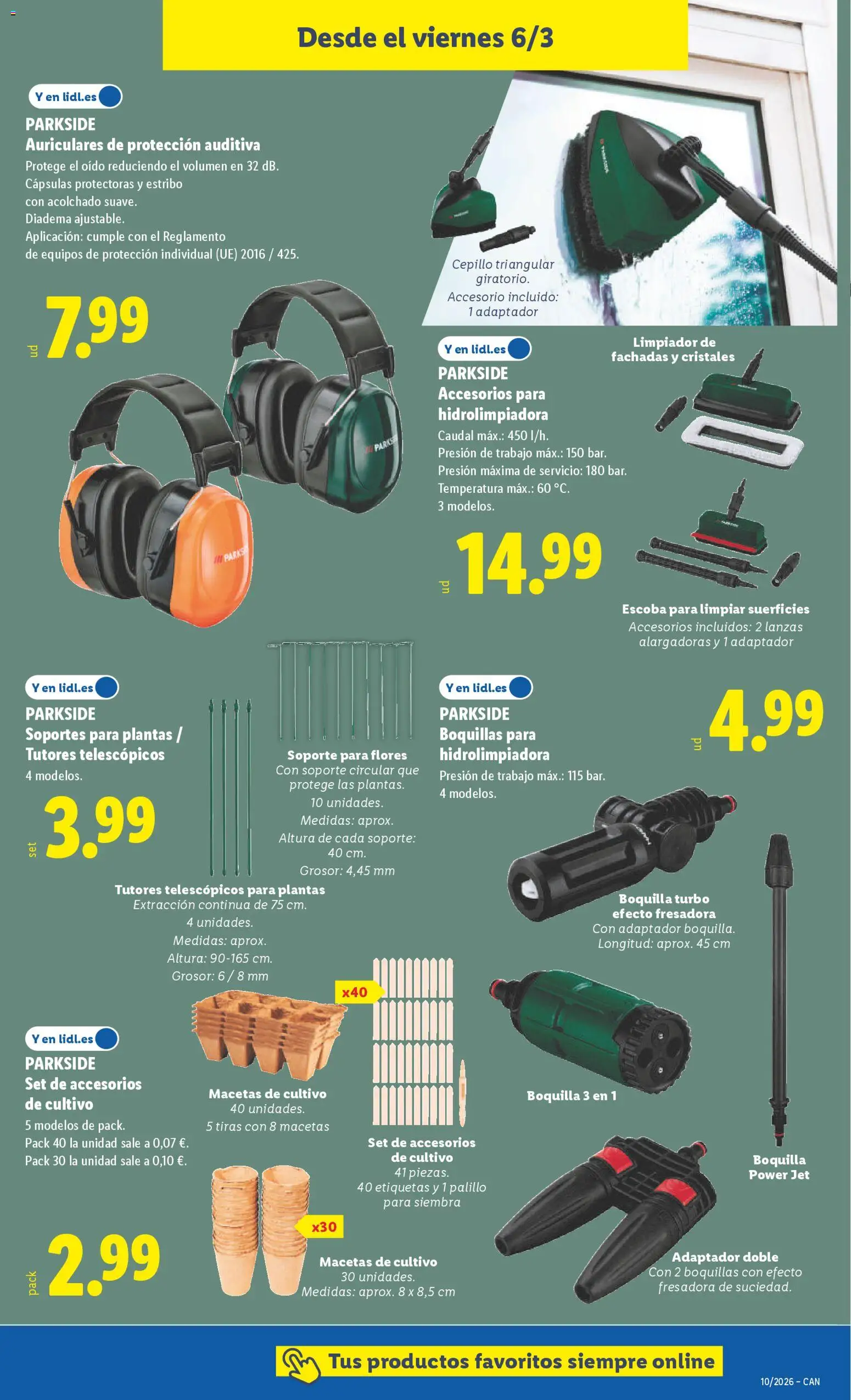 Lidl folleto de bazar │ válido desde el 02.03.2026 | Página: 25 | Productos: Cepillo, Hidrolimpiadora, Auriculares, Adaptador