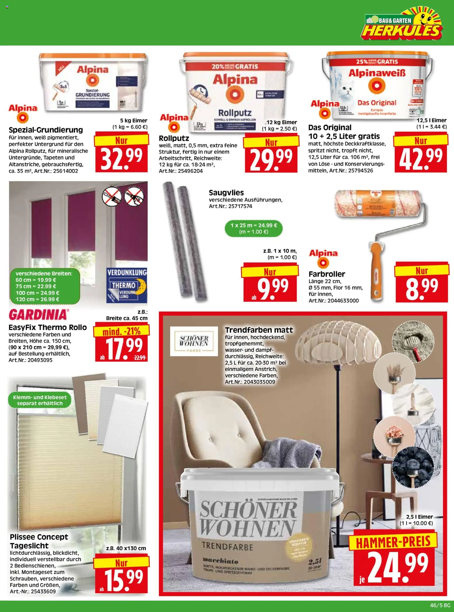 HERKULES  Bau & Garten – gültig ab 10.11.2025 | Seite: 5 | Produkte: Wasser