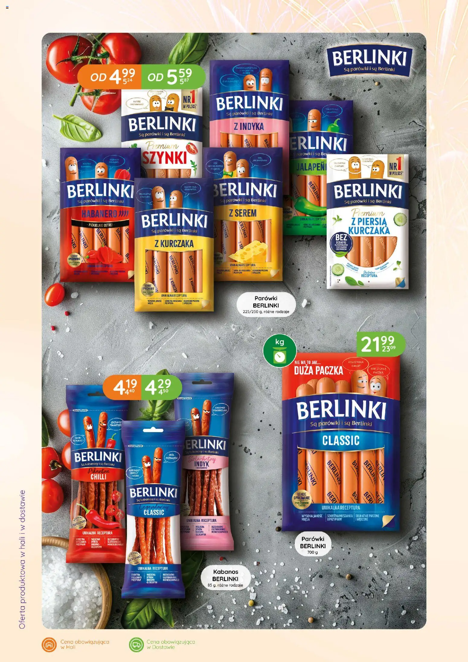 Eurocash Gazetka - Katalog Wędliny od 01.01.2026 | Strona: 6 | Produkty: Kabanosy, Parówki