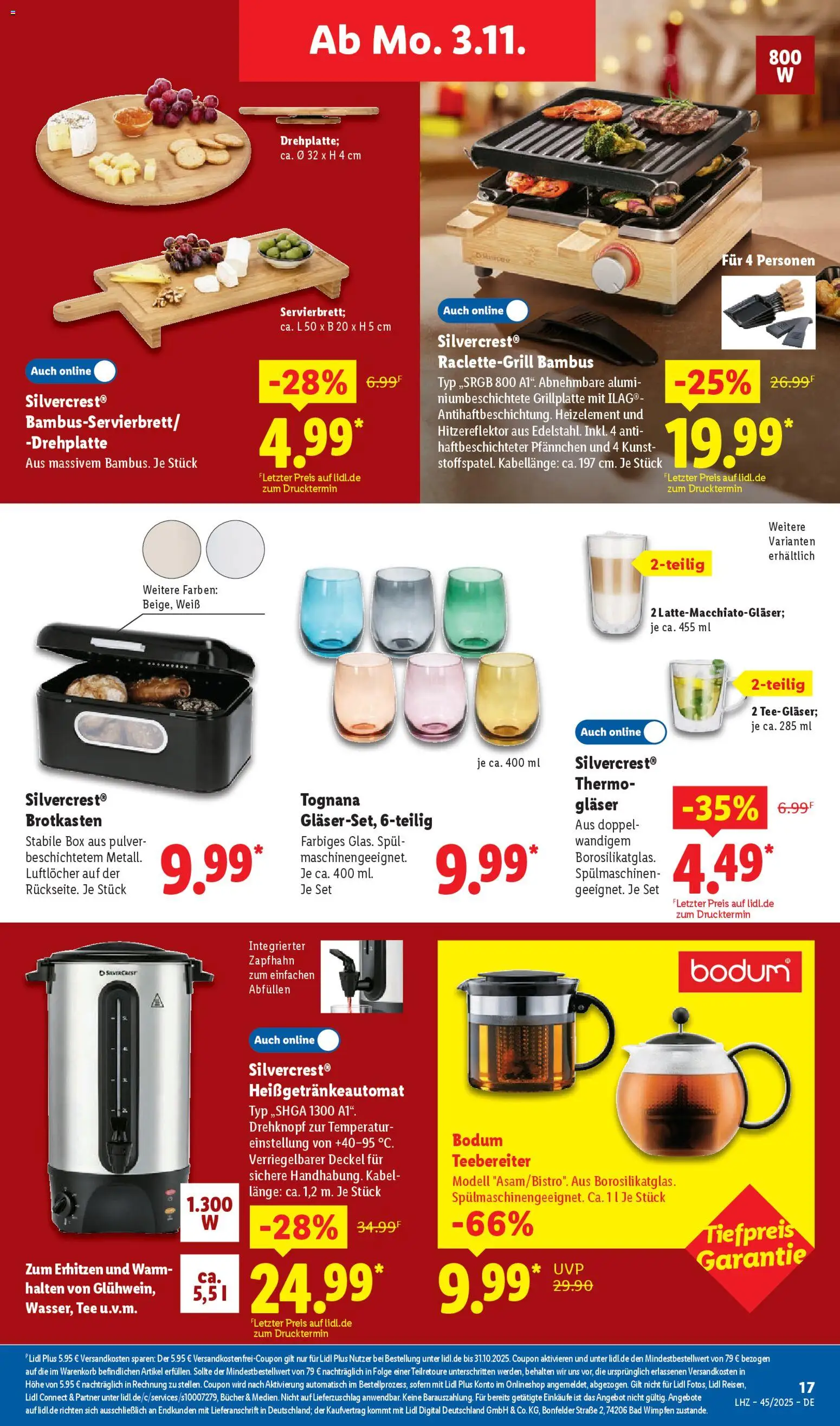 Lidl Prospekt Nagold – gültig ab 03.11.2025 | Seite: 37 | Produkte: Kabel, Box, Bad, Tee