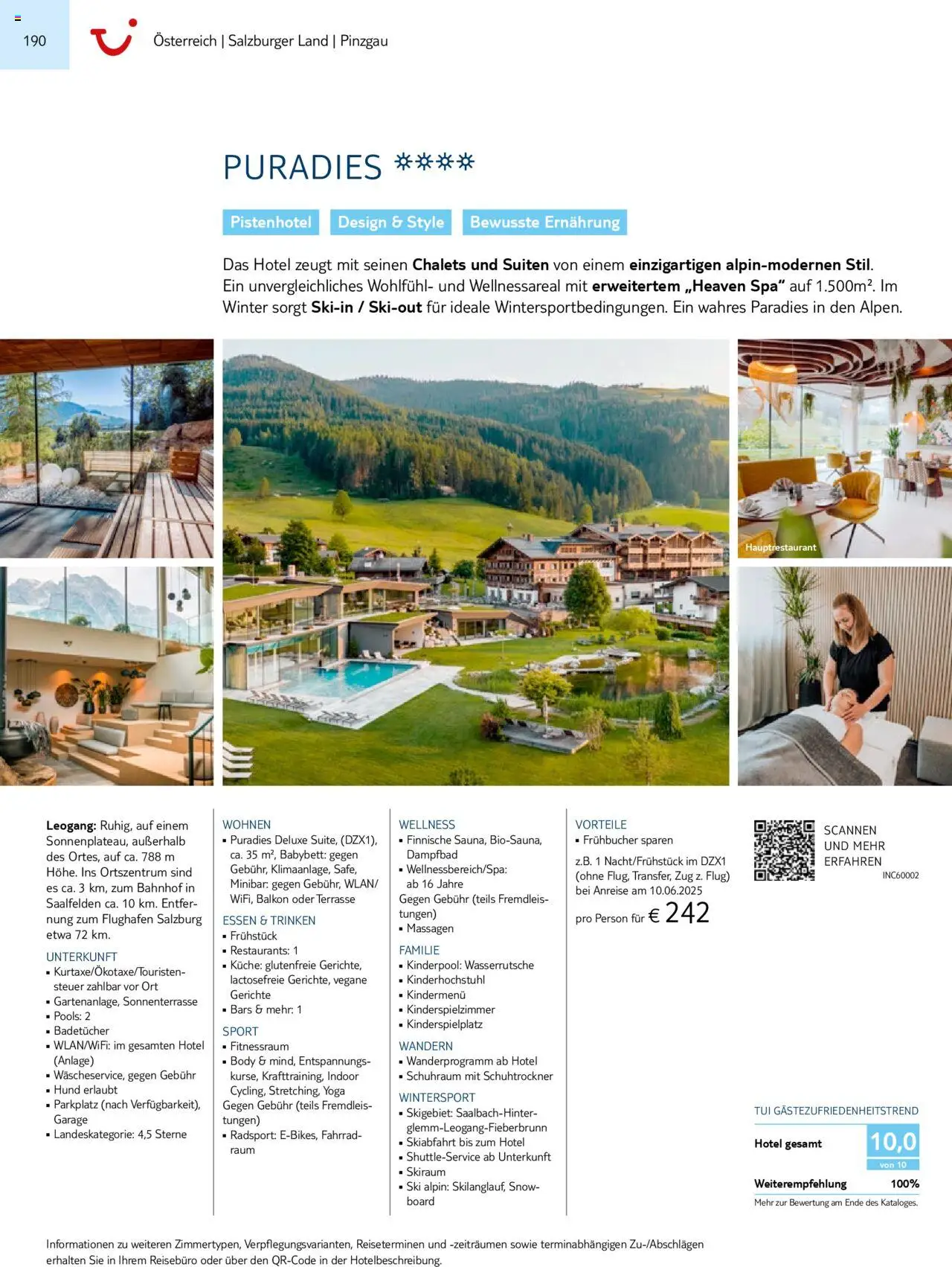 TUI Prospekt 	 – gültig ab 01.11.2024 | Seite: 190 | Produkte: Babybett, Küche, Ski