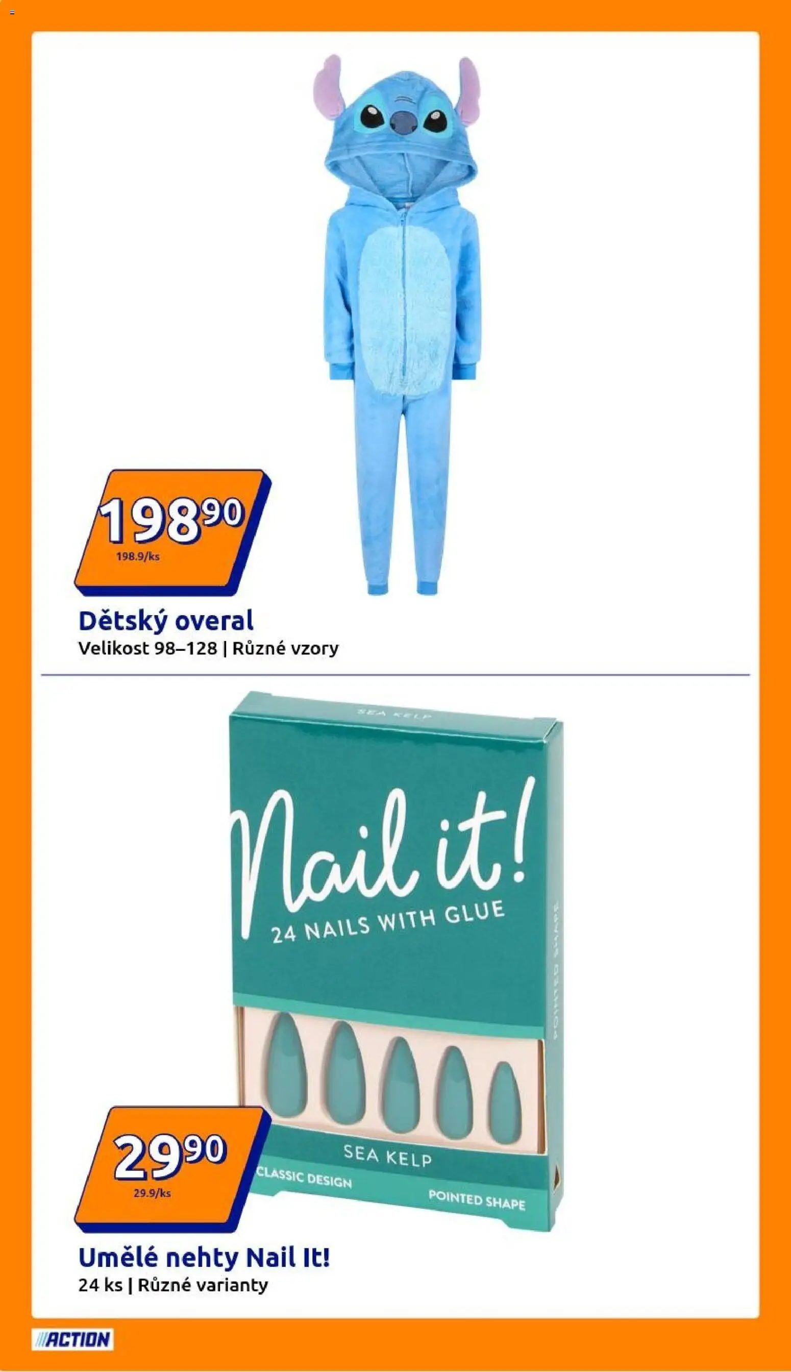Action leták od 17.12.2025 | Strana: 4 | Produkty: Overal, Umělé nehty, Nehty
