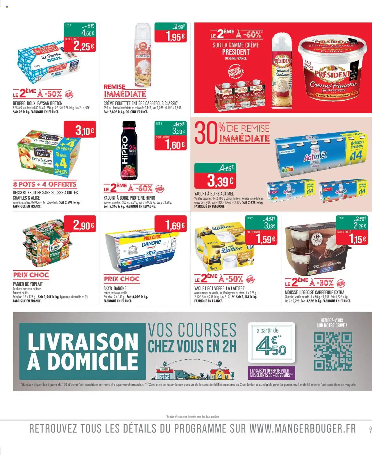  | Page: 9 | Produits: Yaourt à boire, Panier, Yaourt, Skyr