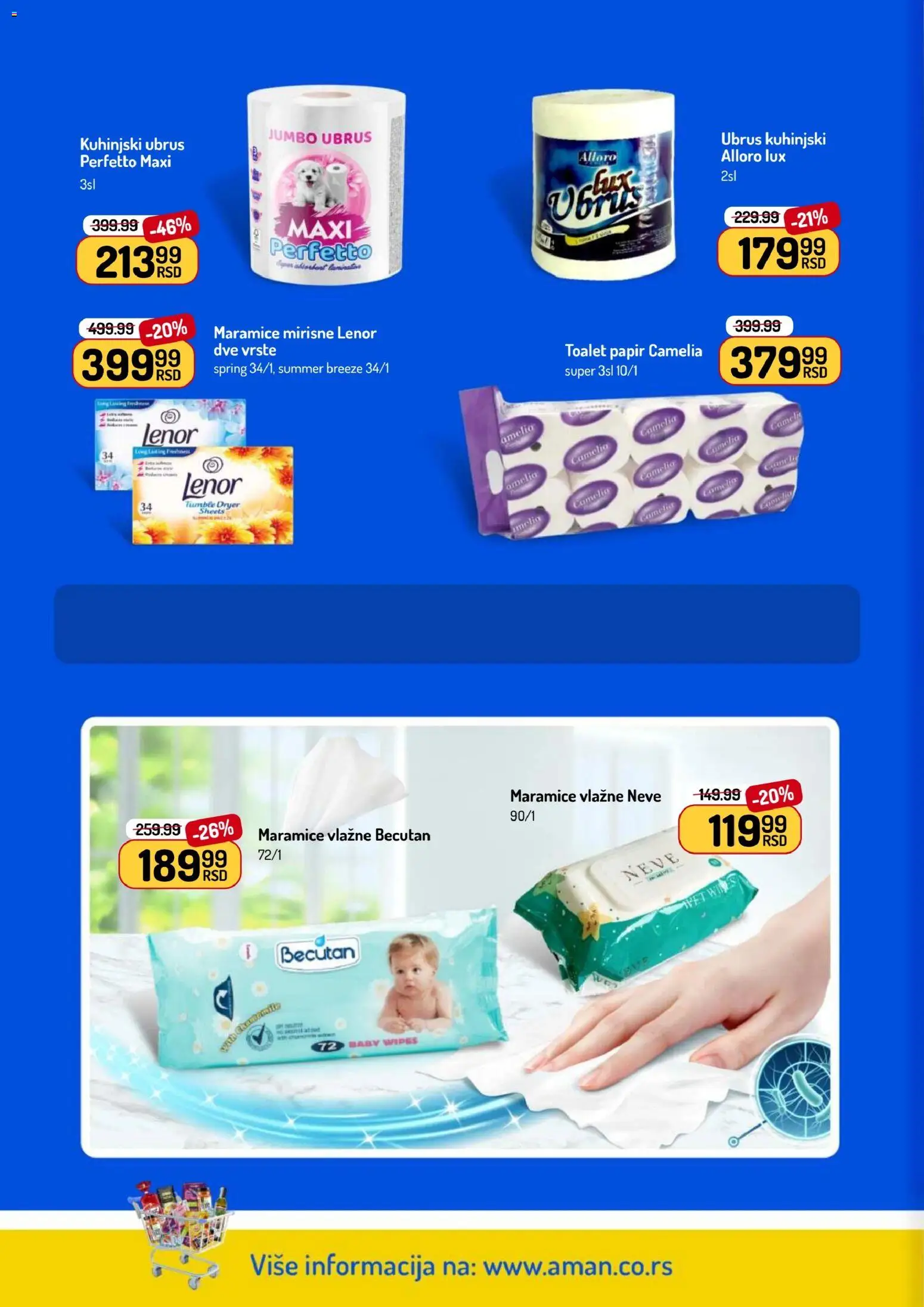 Aman katalog - važi od 02.02.2026 | Strana: 42 | Proizvode: Lenor, Toalet papir, Ubrus
