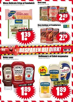 Dirk folder / publicité - Voorbeeld van een folder van Dirk, geldig van 15.04.2026 | Pagina: 19 | Producten: Sandwich, Saus, Keksajt, Pot