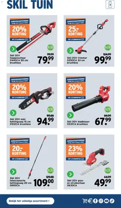 GAMMA - Gereedschap - Voorbeeld van een folder van GAMMA, geldig van 08.10.2025 | Pagina: 13 | Producten: Sandwich, Sac de transport, Trimmer