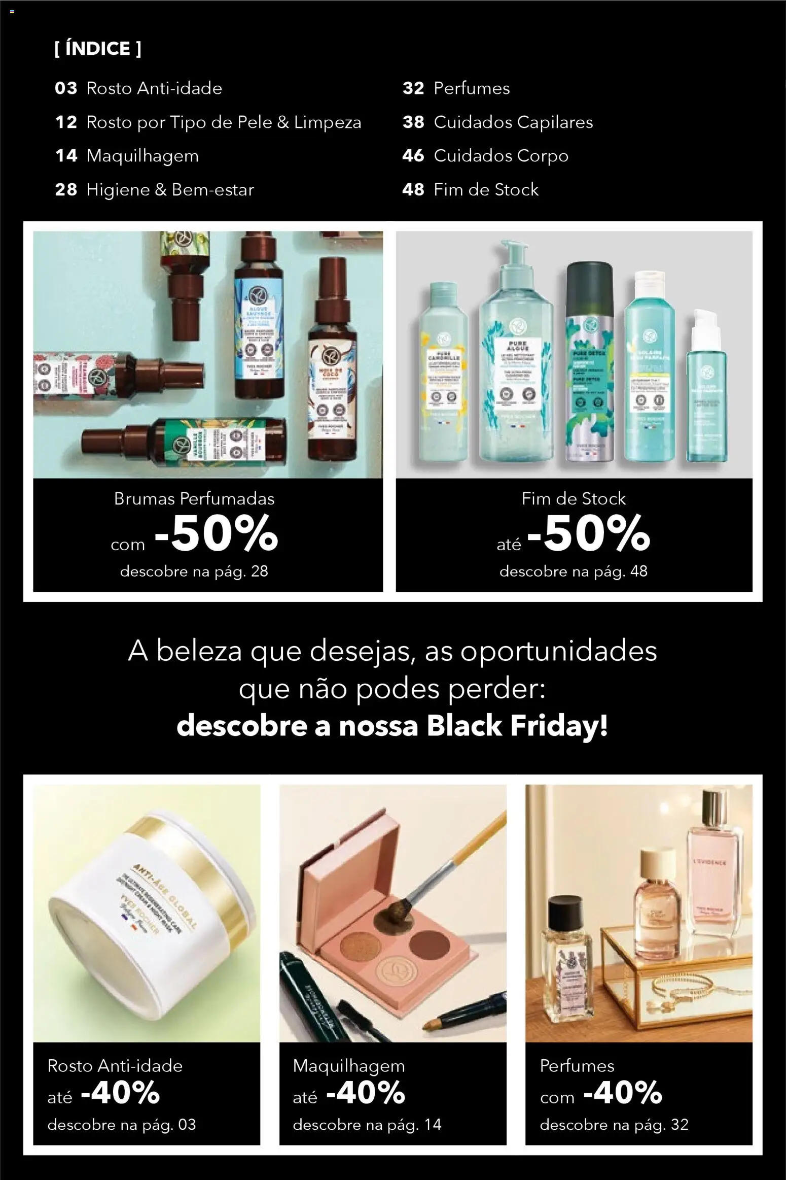 Yves Rocher - Black Friday │ válido de 12.11.2025 | Página: 2 | Produtos: Perfumes, Maquilhagem