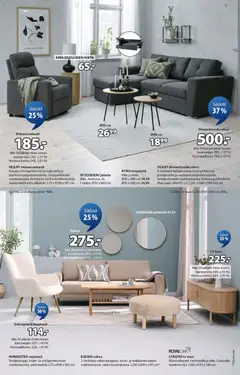 JYSK-mainoslehti voimassa 29.01.2026 alkaen | Sivu: 3 | Tuotteet: Jalusta, Sohva, Nojatuoli, Sohvapöytä
