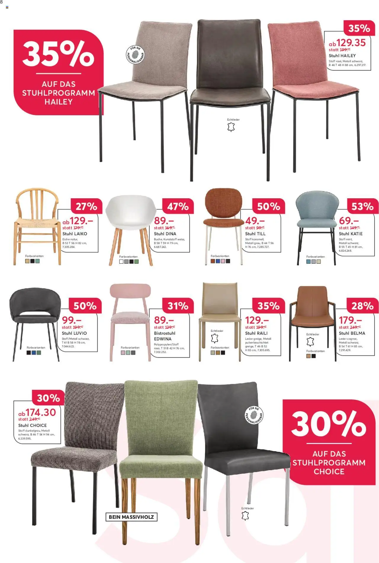 Livique Sale ab 20.06.2025 | Seite: 8 | Produkte: Stuhl, Pulver