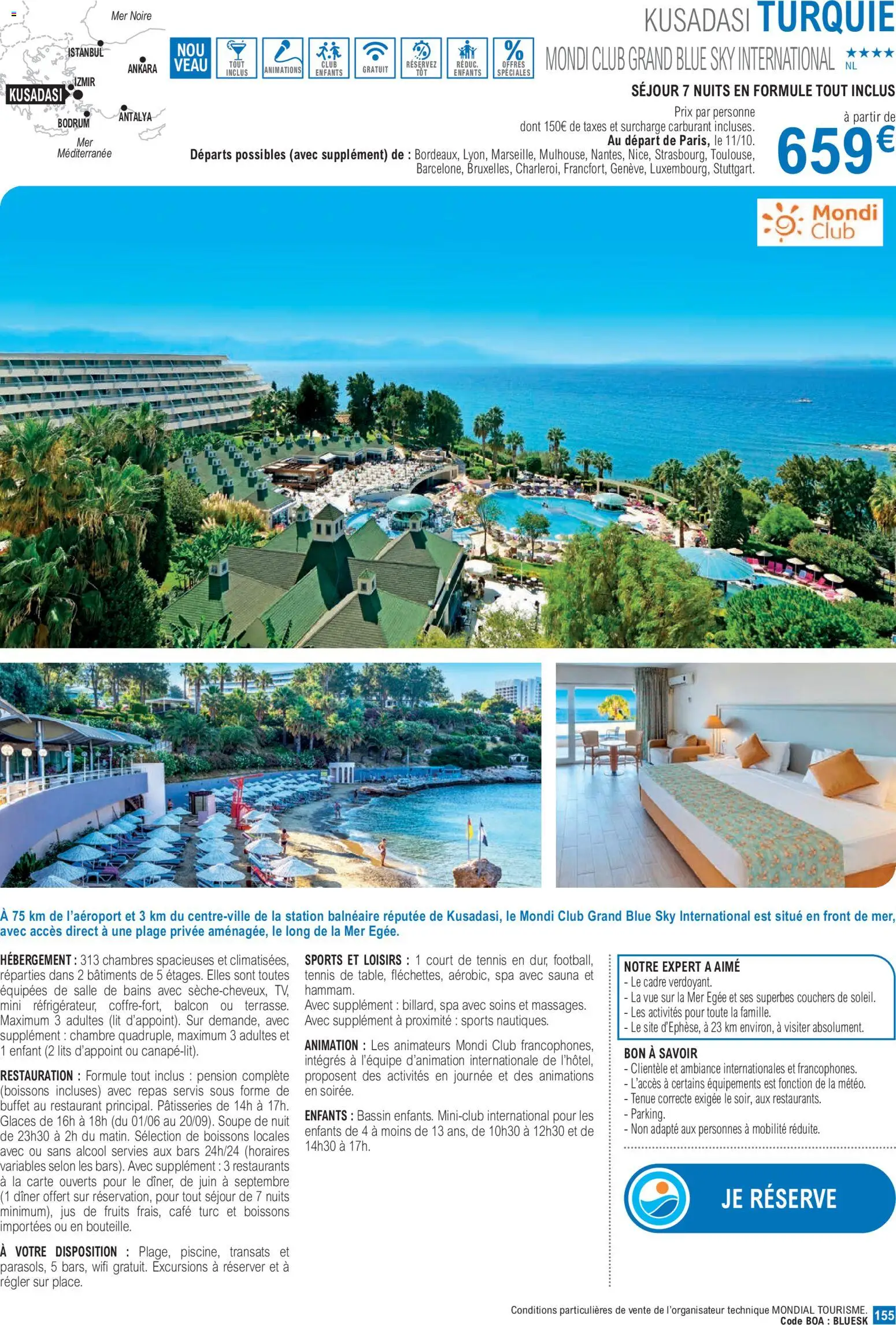 {H1} | Page: 155 | Produits: Glaces, Buffet, Café, Jus