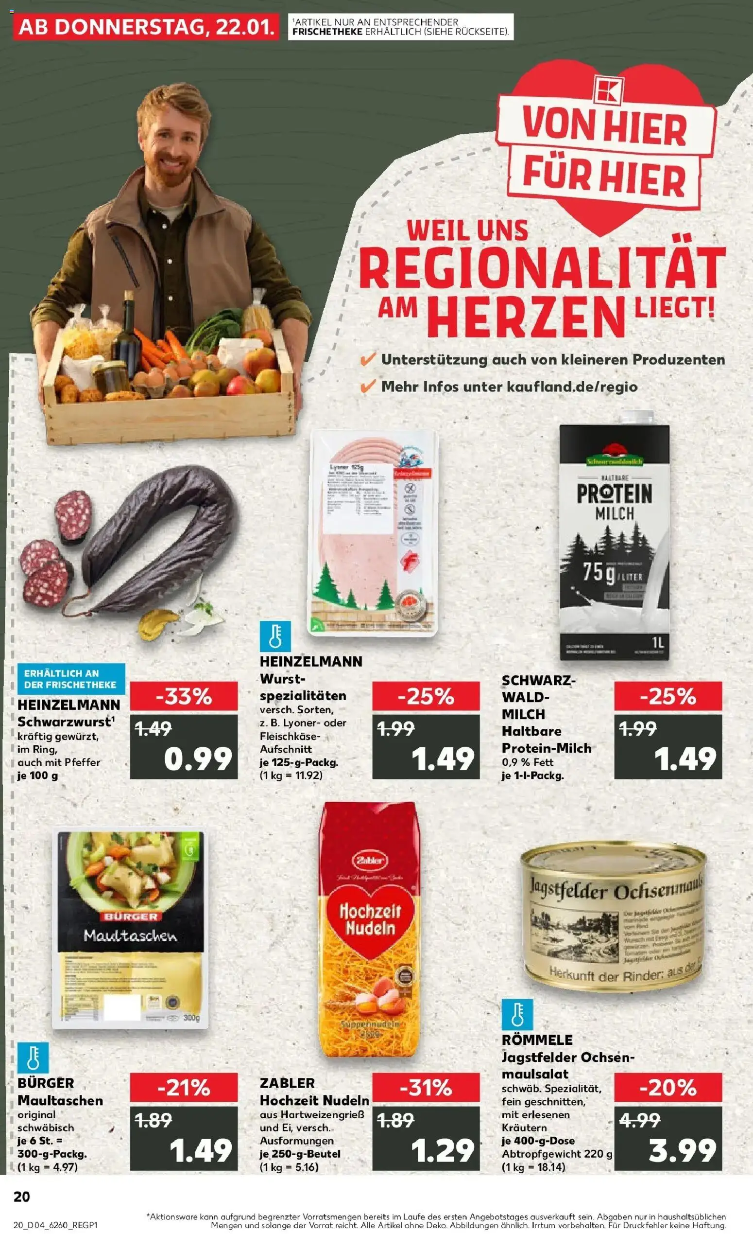 Kaufland prospekt Nürtingen	 – gültig ab 25.01.2026 | Seite: 20