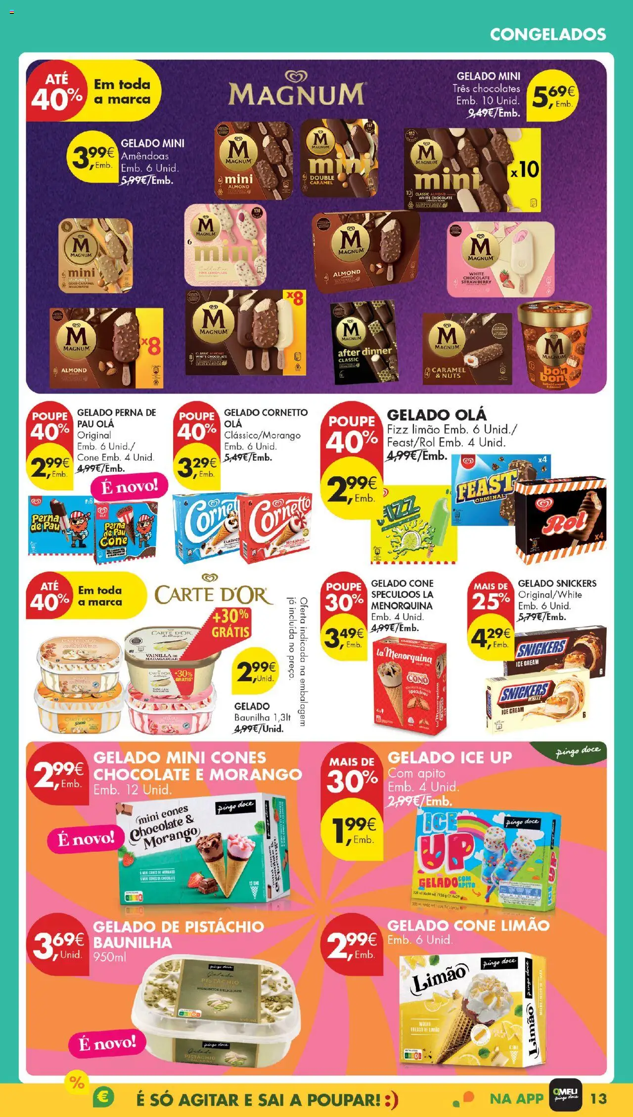 Pingo Doce Poupe Esta Semana Madeira │ válido de 19.08.2025 | Página: 13 | Produtos: Amêndoas, Chocolates, Gelado, Chocolate