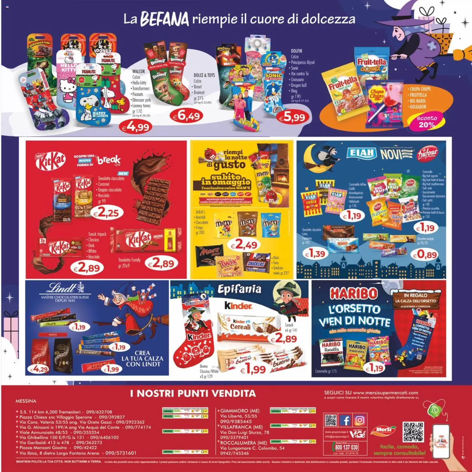 Volantino MerSi Supermercati del 27.12.2025 | Pagina: 12 | Prodotti: Tè, Caramelle, Acqua, Agrumi