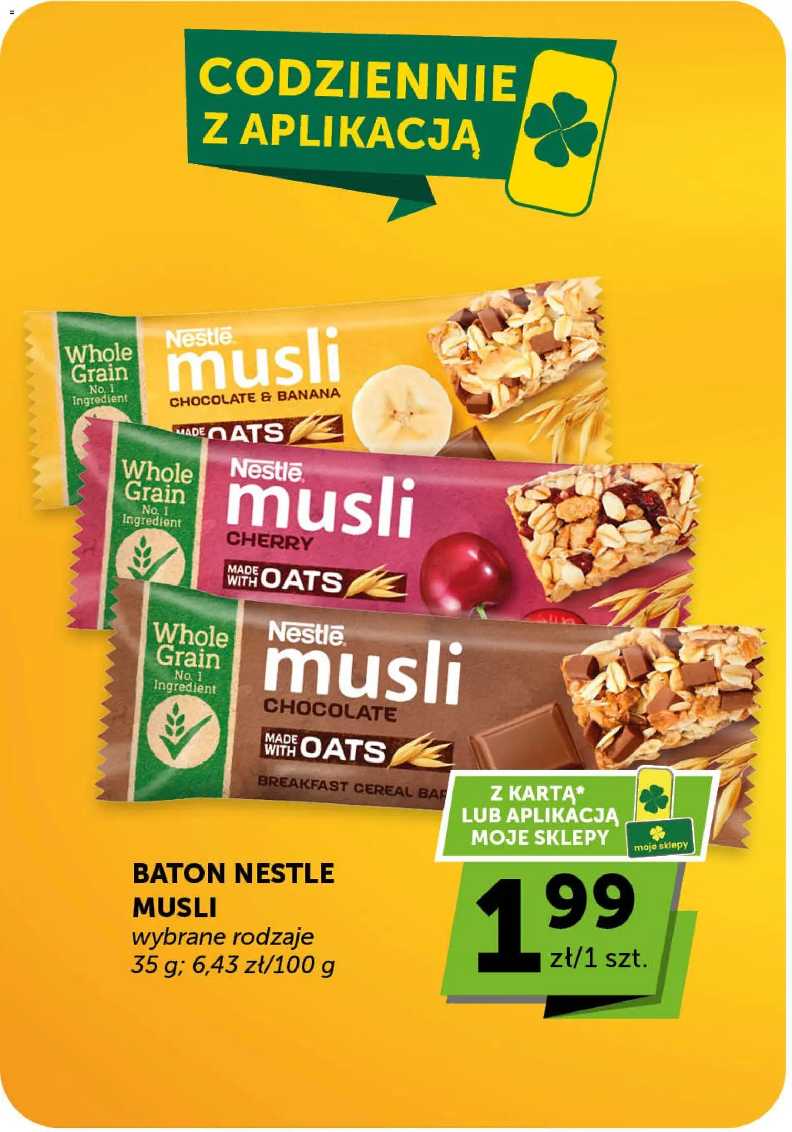 Groszek gazetka od 16.04.2026 | Strona: 12 | Produkty: Baton, Musli