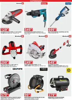 Pogląd oferty "Merkury Market Gazetka" - ważna od 01.12.2025 | Strona: 44 | Produkty: Młotowiertarka, Walizka, Szlifierka