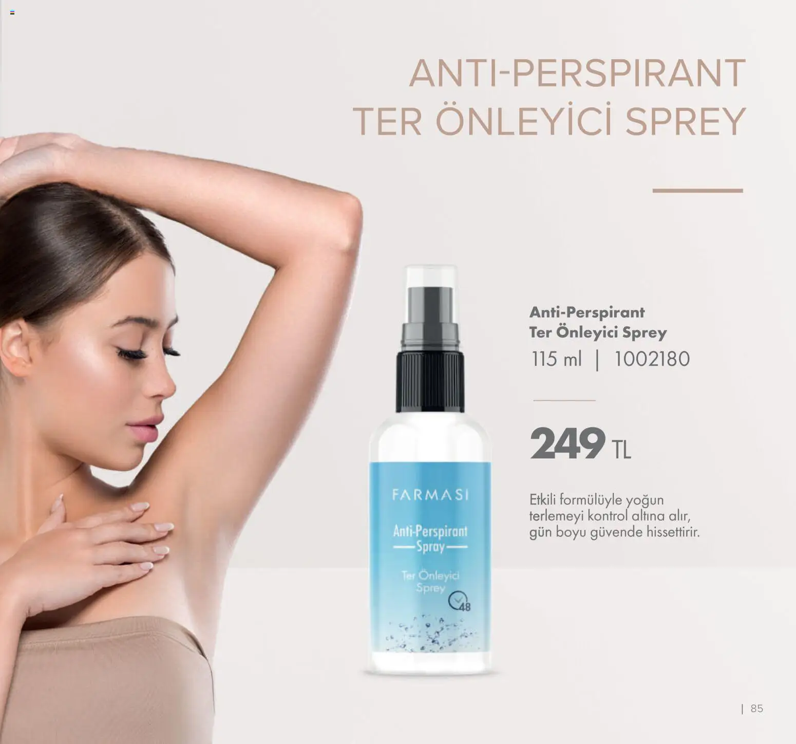 Farmasi Katalog - 01.01.2026 tarihinden itibaren geçerlidir | Sayfa: 85 | Ürünler: Antiperspirant