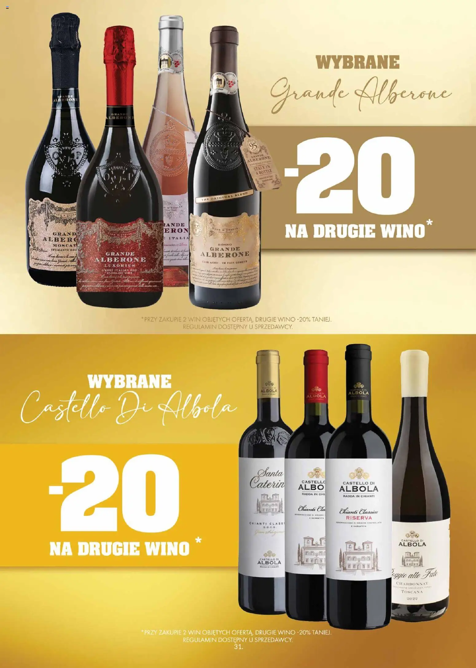 Al.Capone gazetka od 09.03.2026 | Strona: 31 | Produkty: Chardonnay, Wino