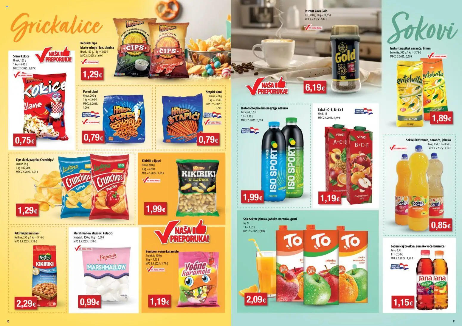 NTL katalog | vrijedi od 12.11.2025 | Stranica: 6 | Proizvodi: Čips, Kolačići, Kokice, Kikiriki