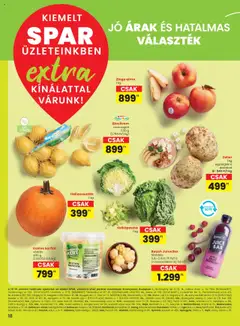 Spar Extra ajánlat - amely érvényes a következő dátumtól: 02.10.2025