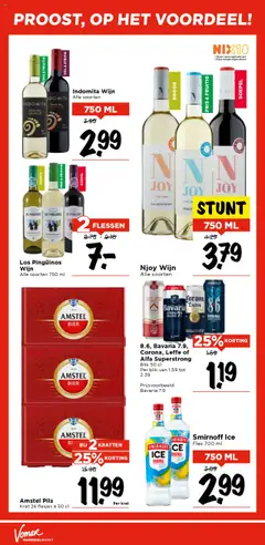 Vomar - Folder - Voorbeeld van een folder van Vomar, geldig van 19.10.2025 | Pagina: 35 | Producten: Wijn, Bier, Fles, Alcohol