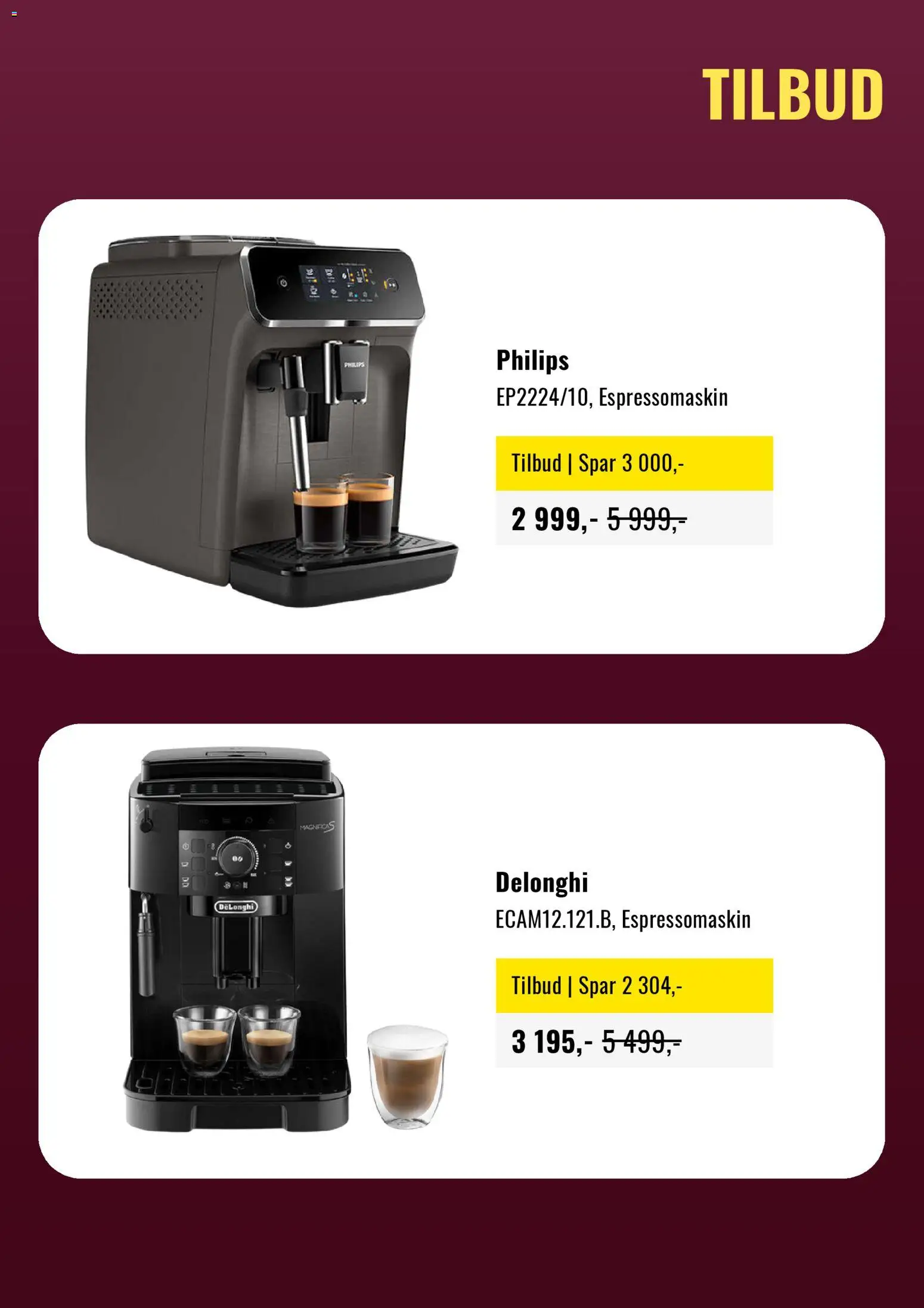 {H1} | Side: 4 | Produkter: Espressomaskin