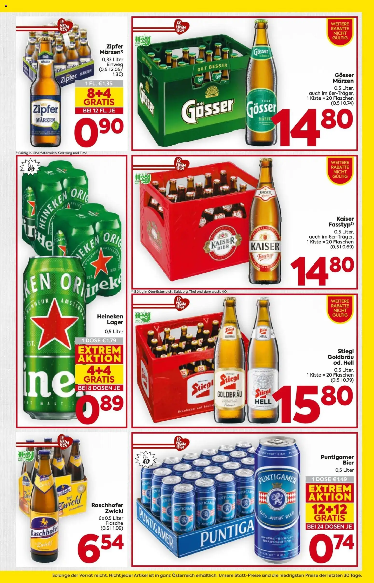 Billa Flugblatt - Grieskirchen, Wallern An Der Trattnach, Ansfelden gültig ab 15.01.2026 | Seite: 17 | Produkte: Bier