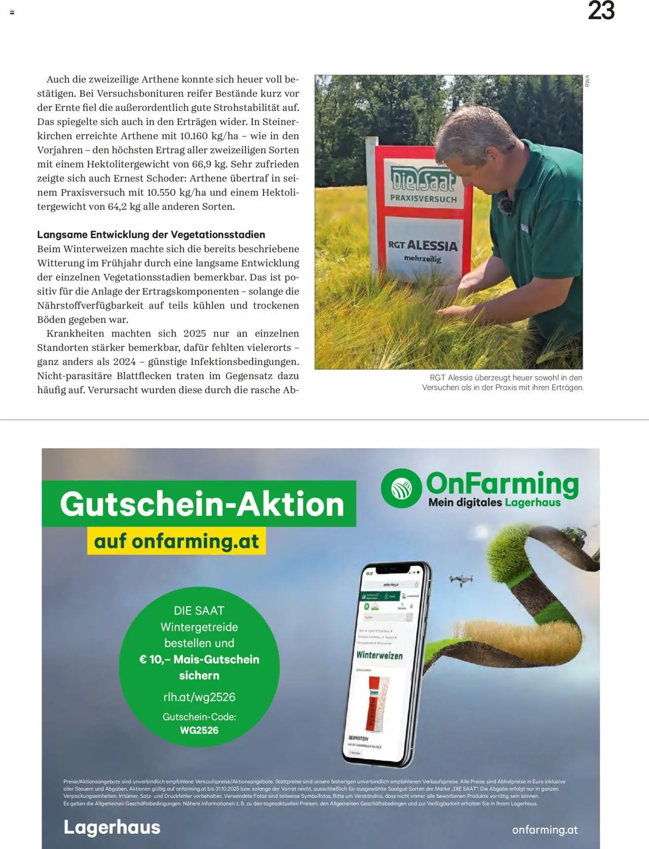 Lagerhaus  Unser Land September 2025 gültig ab 20.08.2025 | Seite: 23
