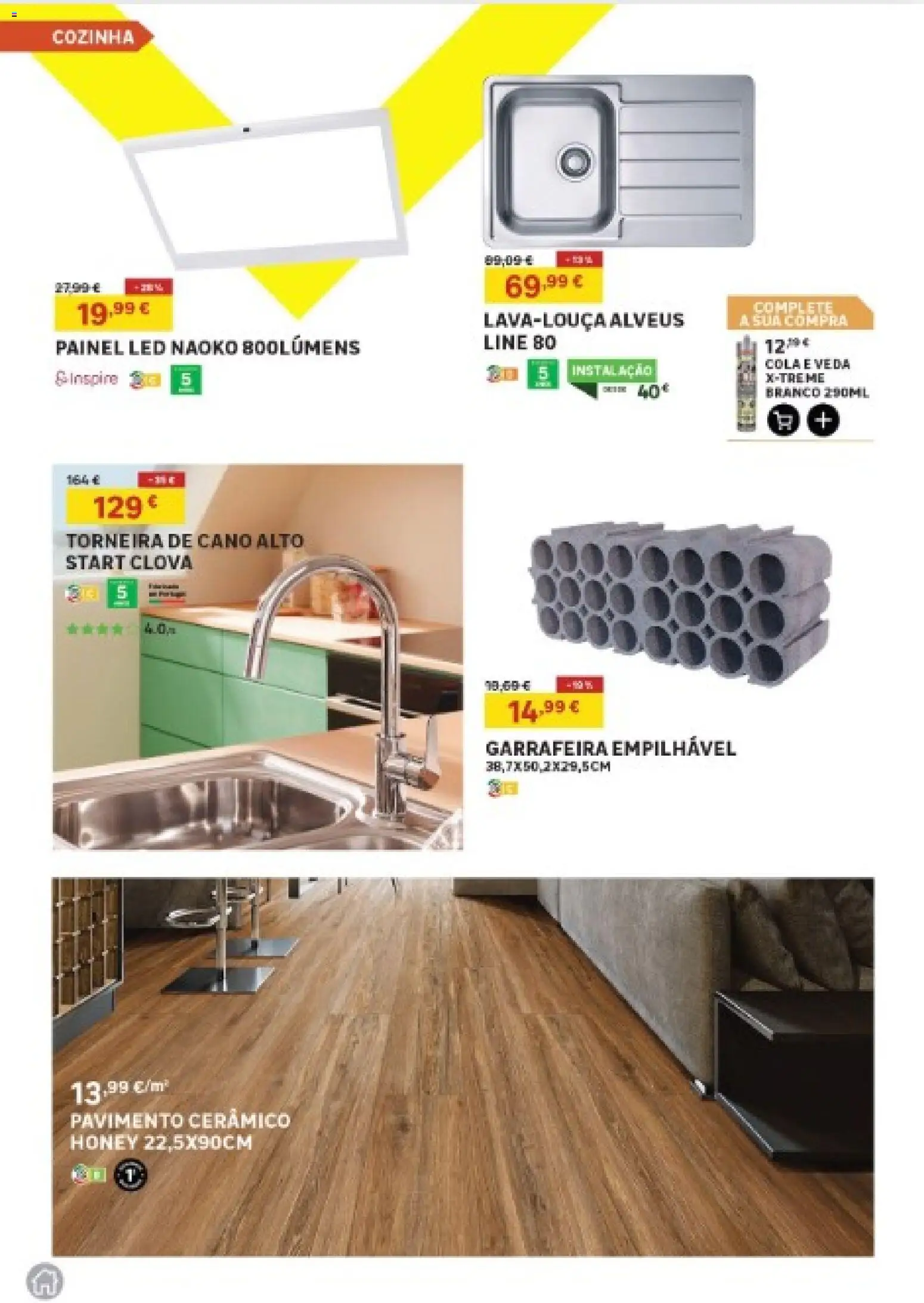 Leroy Merlin Madeira │ válido de 11.12.2025 | Página: 15 | Produtos: Pavimento cerâmico, Torneira