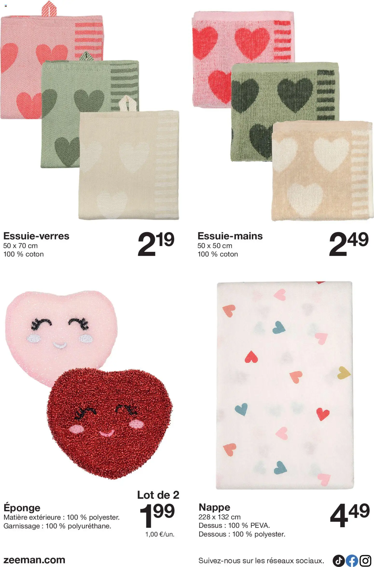 {H1} | Page: 8 | Produits: Coton, Eponge, Nappe