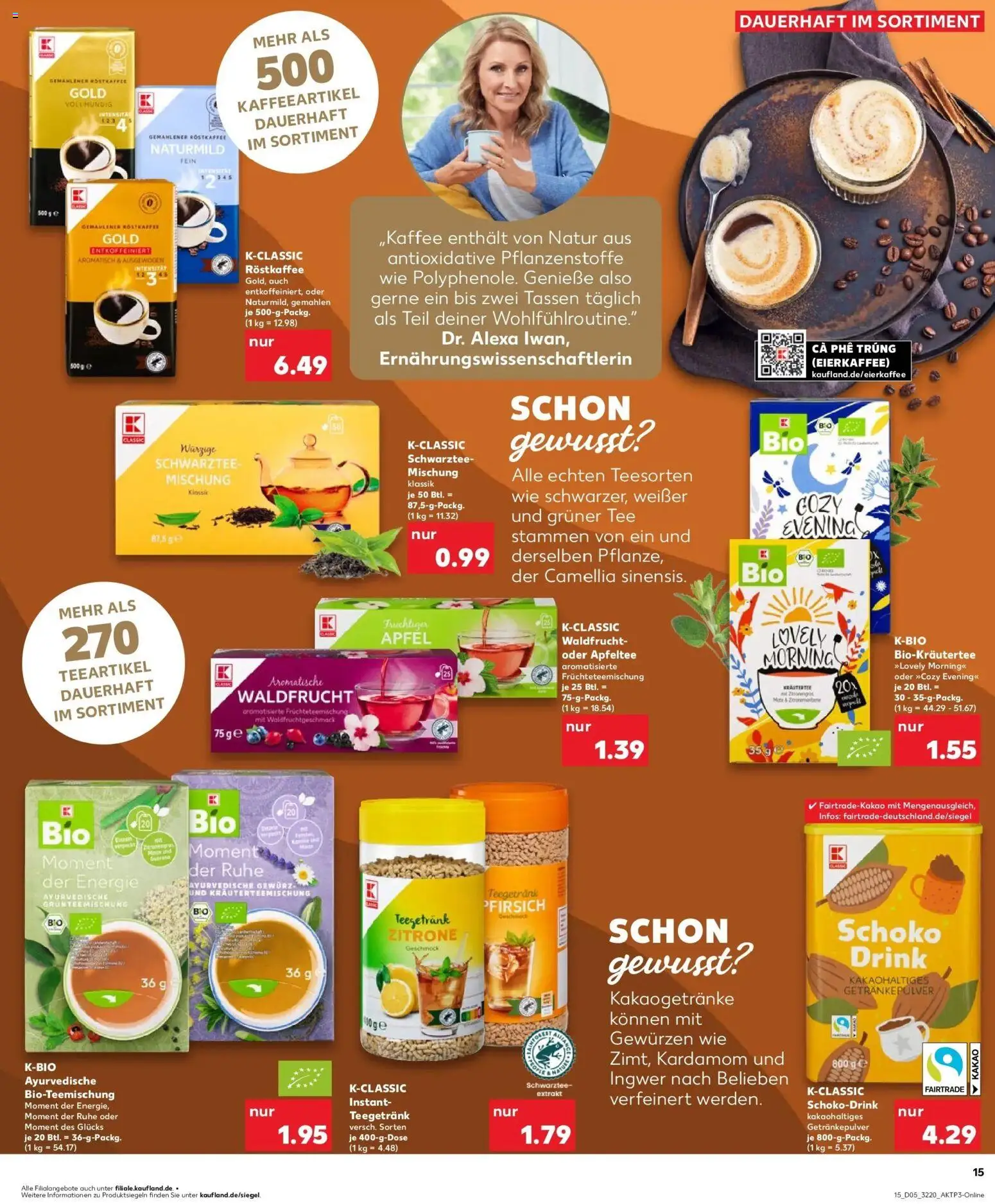 Kaufland prospekt Berlin	 – gültig ab 02.02.2026 | Seite: 15 | Produkte: Äpfel, Zitrone, Pfirsich, Tee