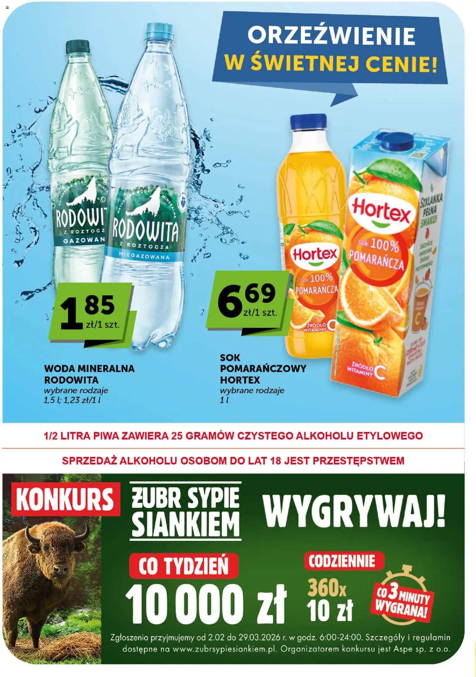 ABC gazetka - Minimarket od 12.03.2026 | Strona: 14 | Produkty: Sok, Woda