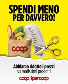Anteprima del volantino COOP volantino Spendi meno valido a partire dal 01.04.2026