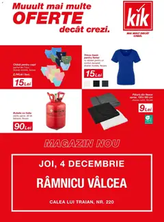 Ofertele Kik valabile de la 01.12.2025