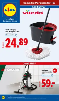 LIDL - Prévisualisation de LIDL catalogue Les bonnes affaires de la semaine valide à partir de 28.07.2025